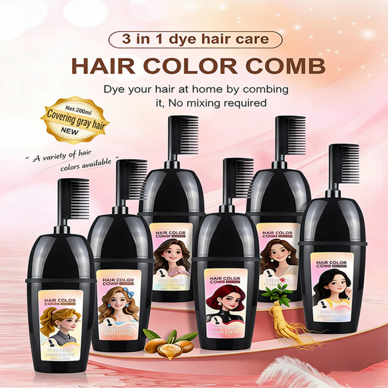 💇♀️Super popular items at 50% off🦄3-in-1 Hair Dye Comb🎁
