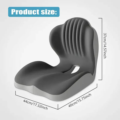🔥Last Day 75% OFF🔥Ergonomic Memory Foam Seat Cushion with Lumbar and Back Support, Relieves Back Pain, Reduces Pressure