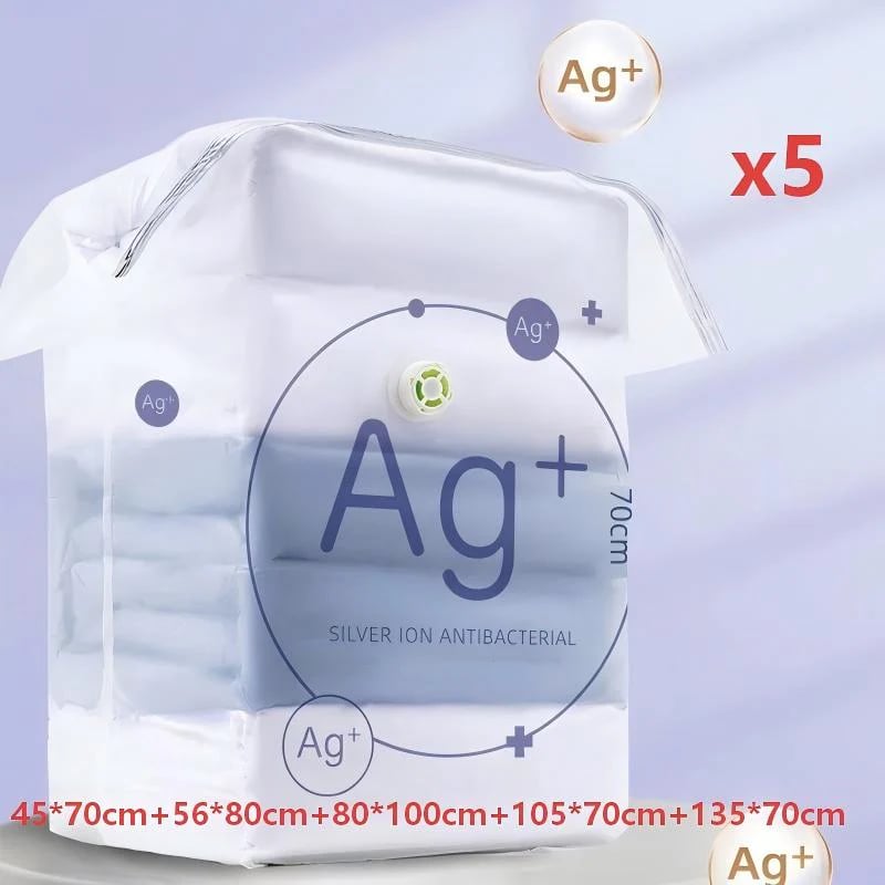 📦💨 Vacuum storage bags for duvets and clothes – save space! 🧺🔽