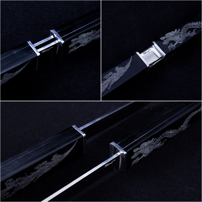 🔥 M390 DRAGON &amp; PHOENIX DUAL-BLADE KNIFE 🔥