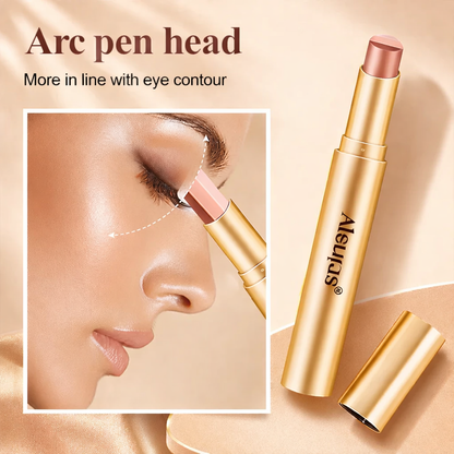 3 in 1 Easy Eyeshadow Stick for Beginners Waterproof Longwear Shimmer Makeup Set