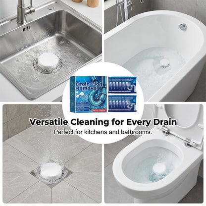 🧼 BUY 1 GET 1 FREE!🚰 Effervescent Drain Clog Remover Tablets – Fast-Acting, Safe for Pipes & Removes Odors for Smooth Drains ✨