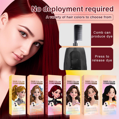💇‍♀️Super popular items at 50% off🦄3-in-1 Hair Dye Comb🎁