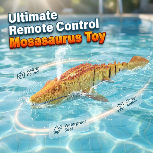 2.4G Remote-Controlled Mosasaurus Water Toy with Water Spray